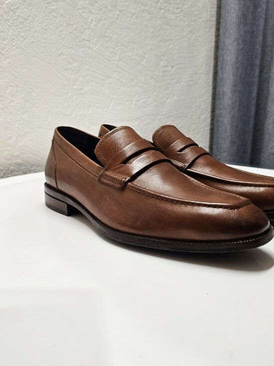 Cole Haan- Size 9M Men\'s Øriginal Grand Brown Leather Penny Loafers main image 15